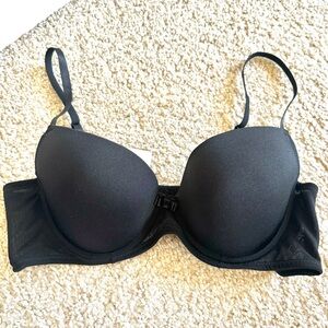 New Felina Bra 38C Push Up Bra Lingerie Intimates Black Boost Sexy
